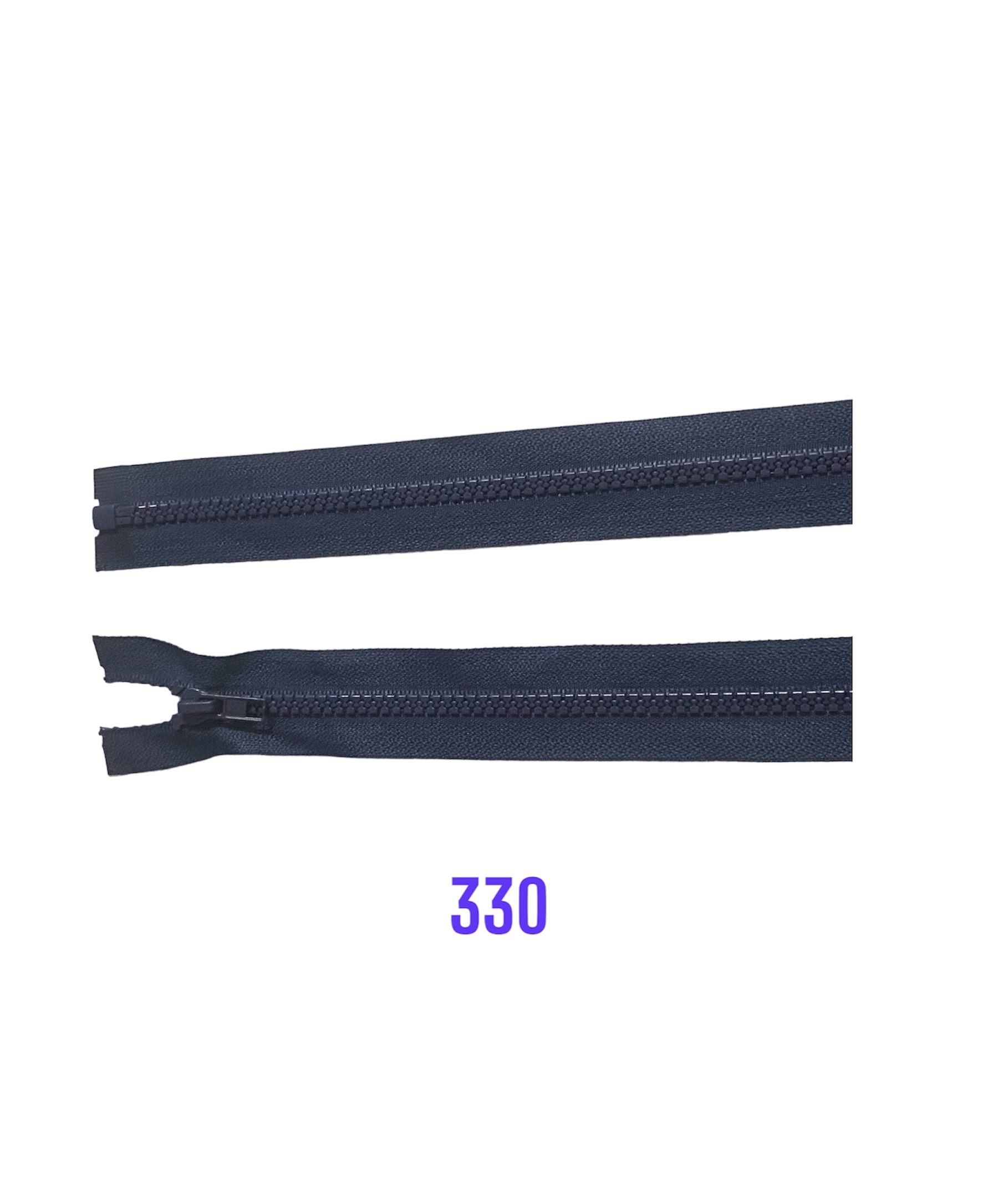 Zips kostený K-5,otvárateľný 45cm 330