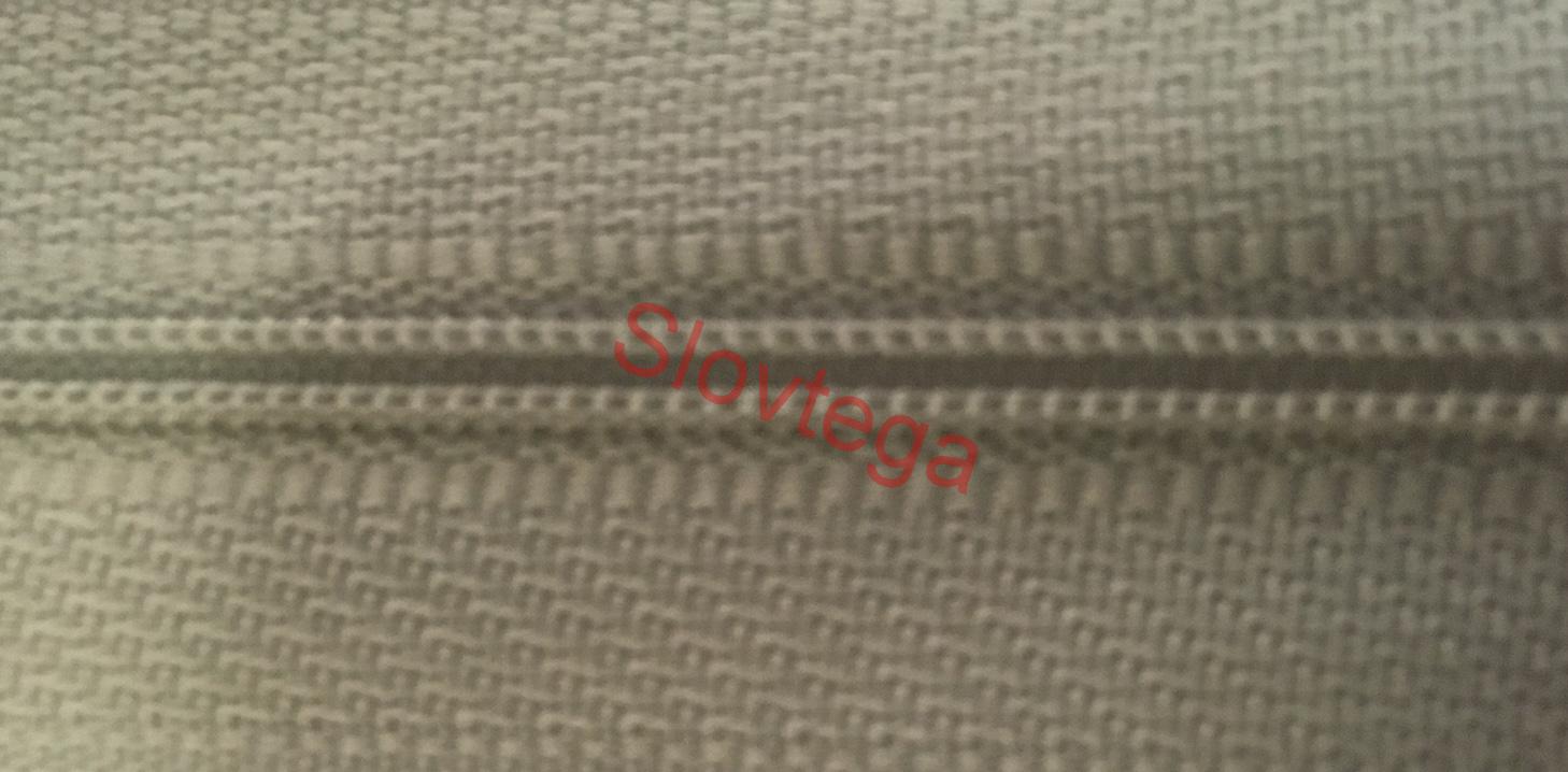 Zips krytý nedeliteľný 16cm, 101-biela, 0,105€/ kus  