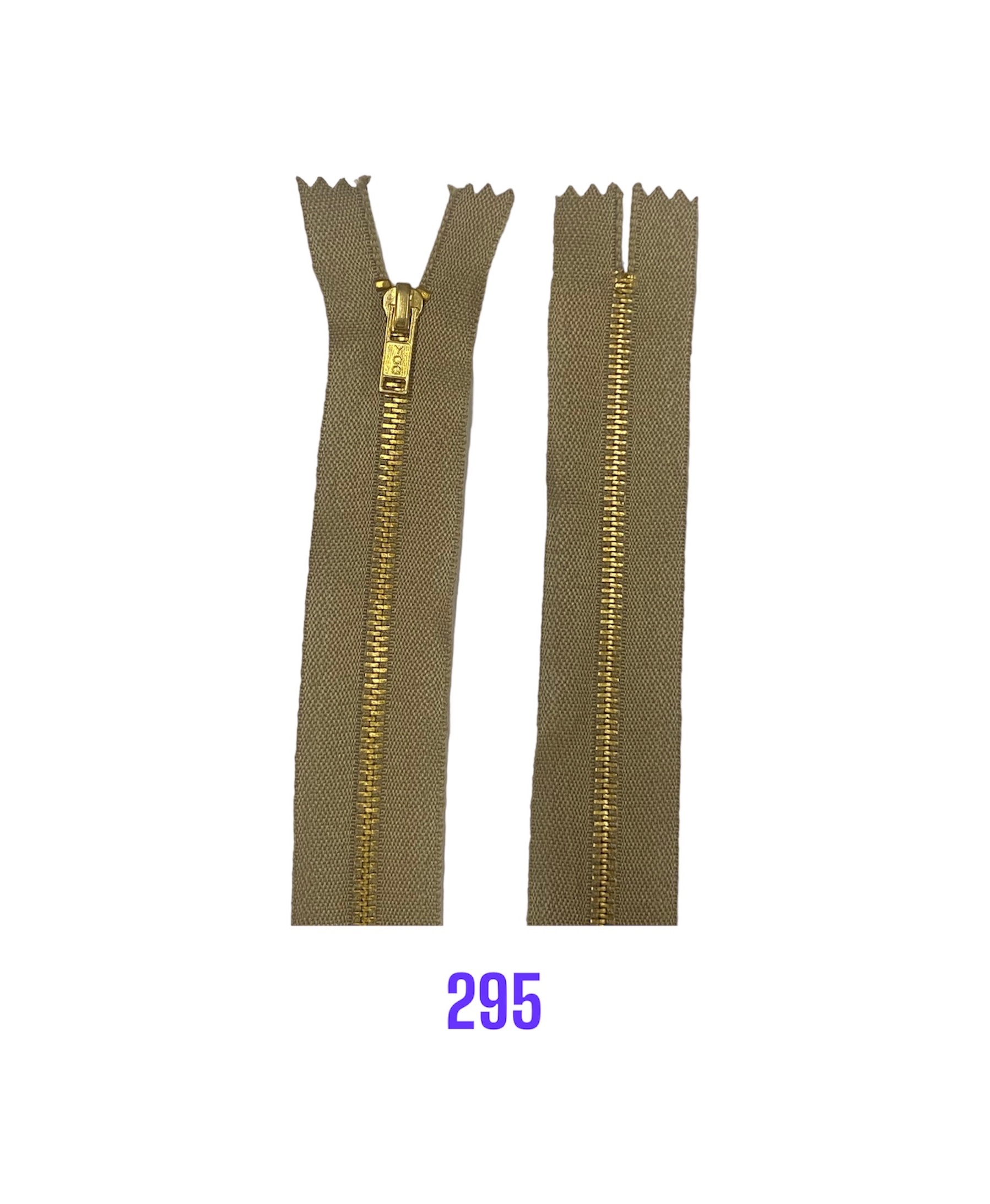 zips kovový neotvárateľný 4mm;No.4  18cm 295