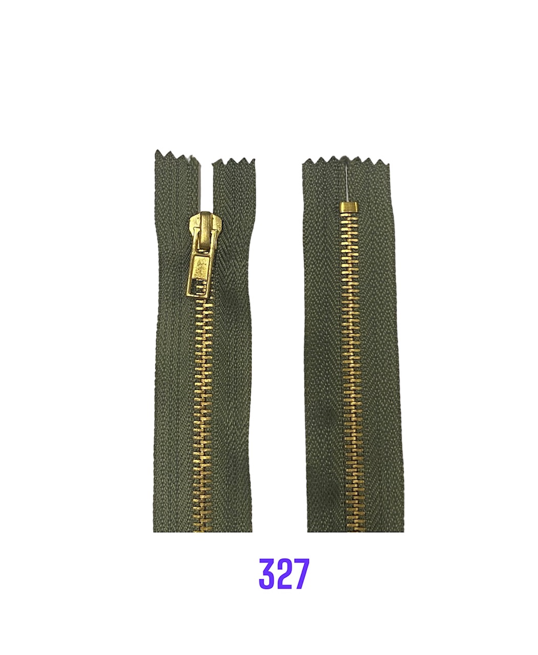 zips kovový neotvárateľný 4mm;No.4  18cm 327