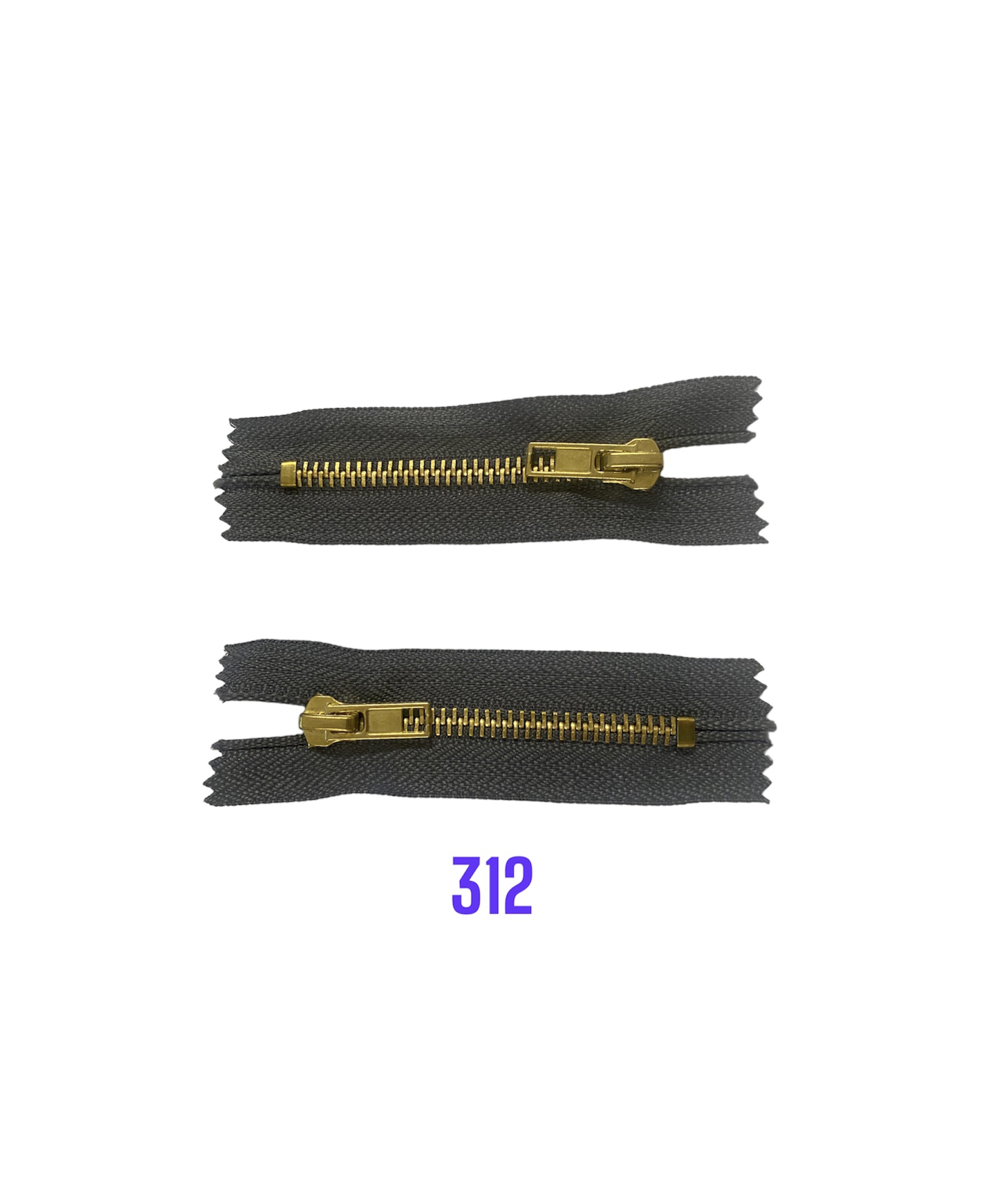 Zips kov. M-5,nedelitelný 12cm 312