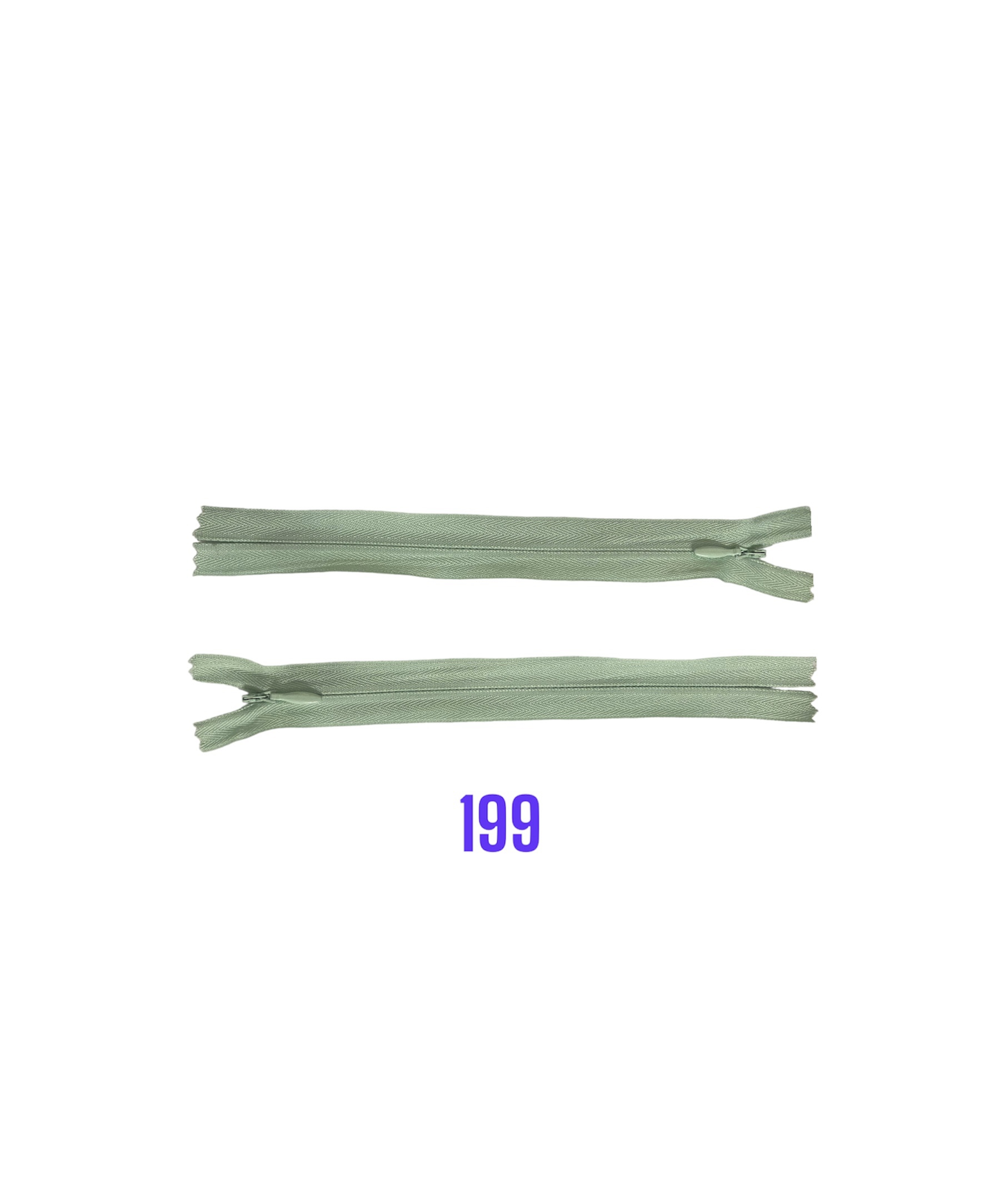 Zips skrytý nedeliteľný. 3mm, 199, 60cm