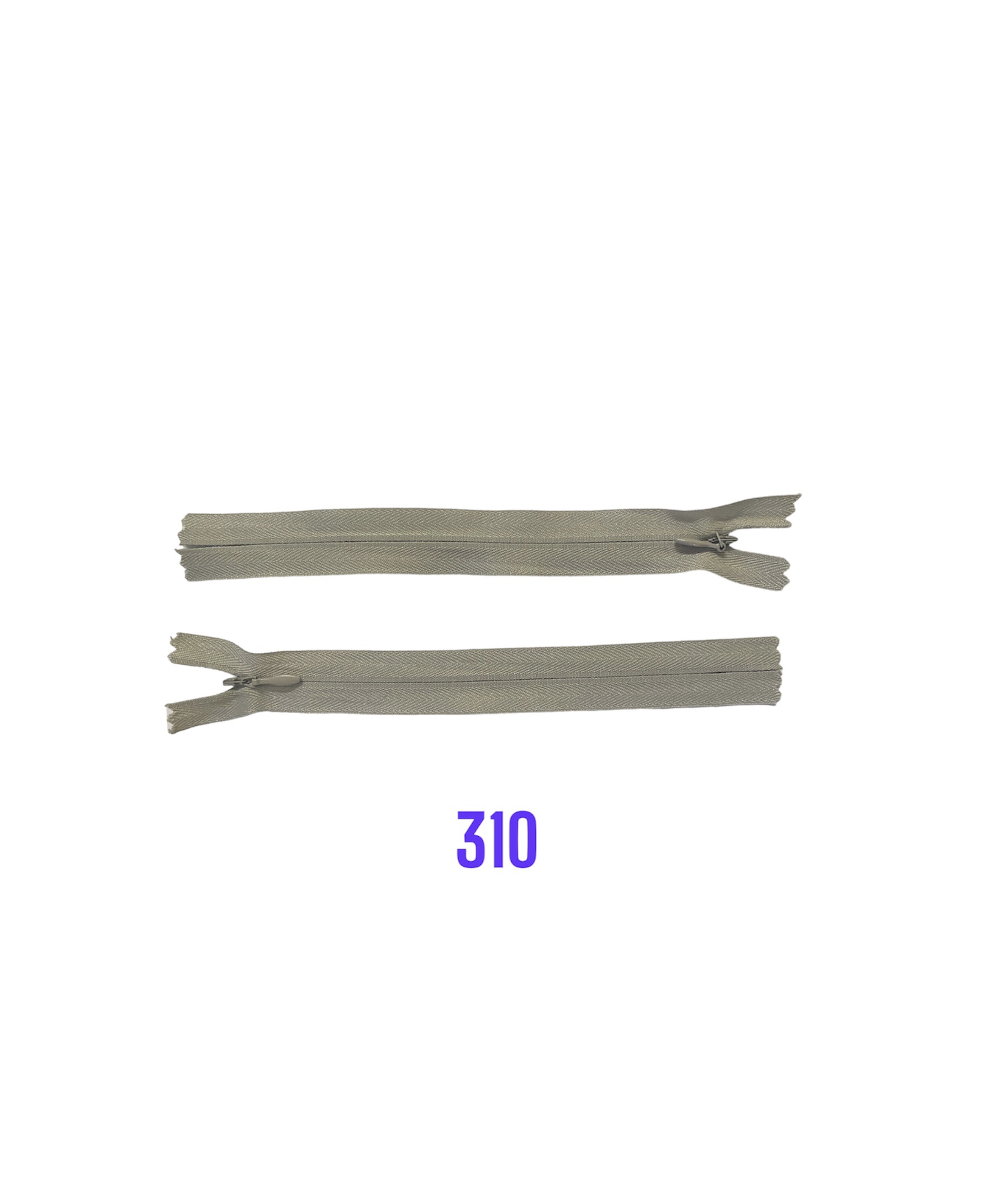 Zips skrytý nedeliteľný. 3mm, 50cm,310
