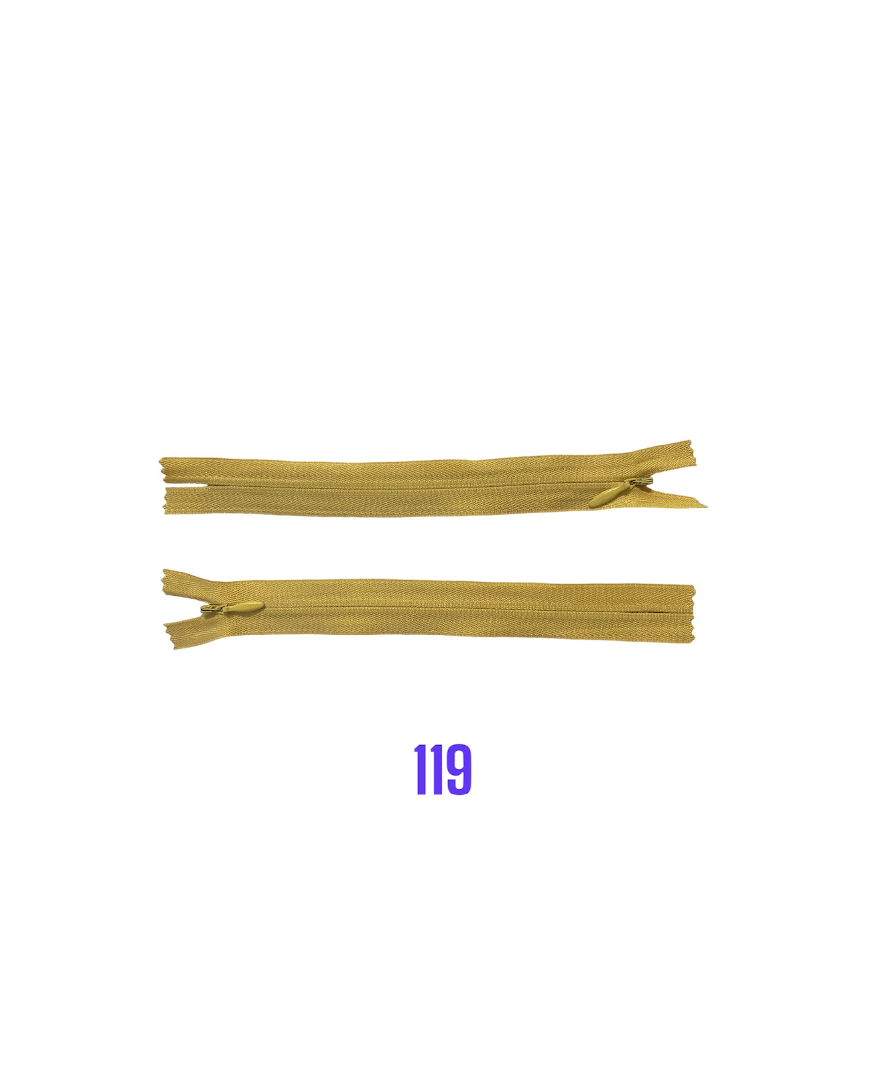 Zips skrytý nedeliteľný. 3mm, 50cm,119