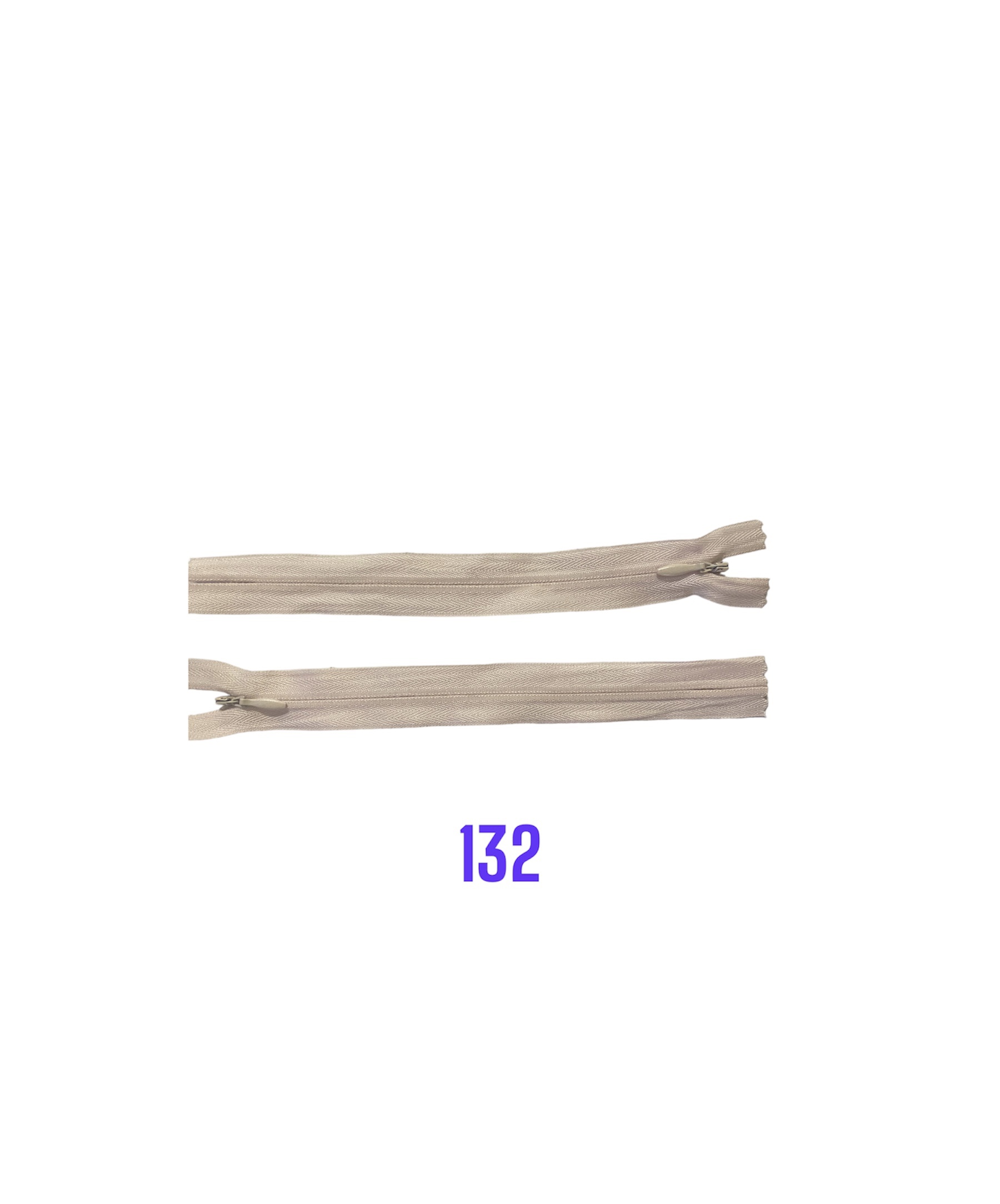 Zips krytý nedeliteľný 35cm,132