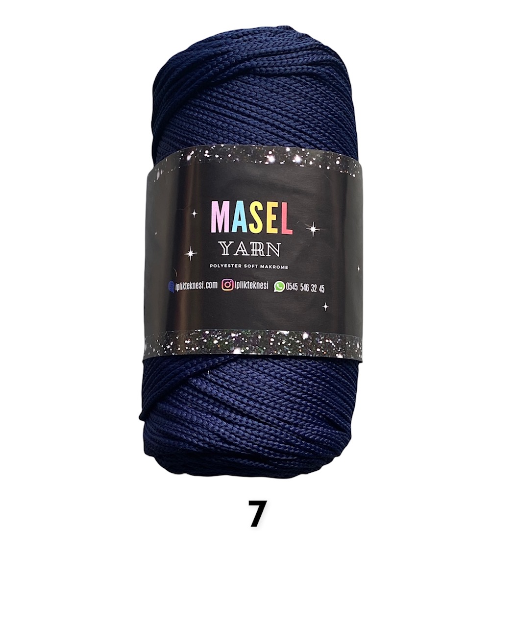 Makrame Masel PES 250g, 2,5mm;4x250g; 7