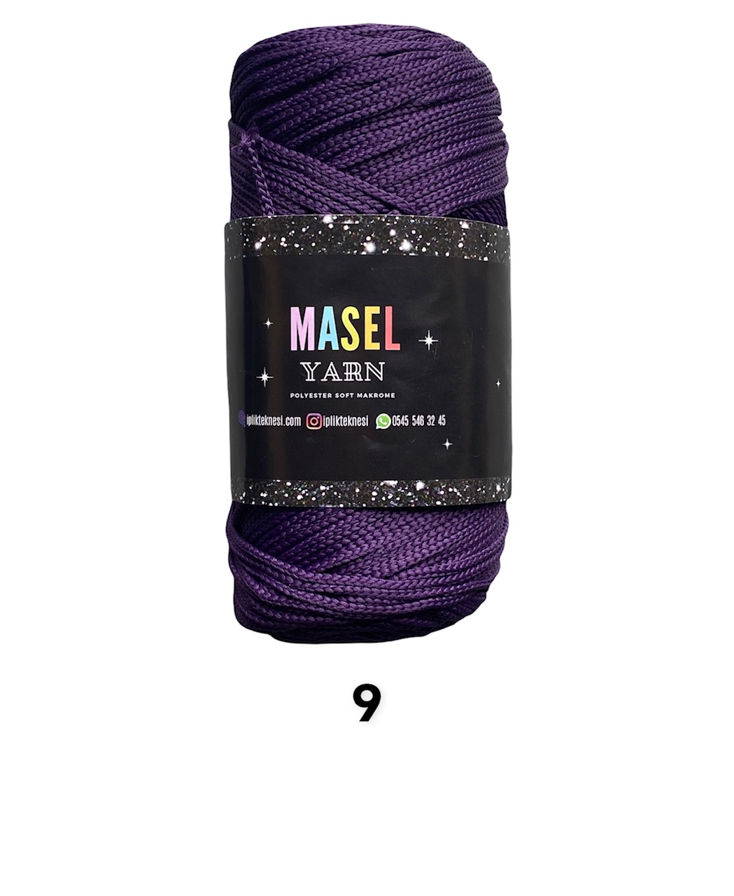 Makrame Masel PES 250g, 2,5mm;4x250g; 9