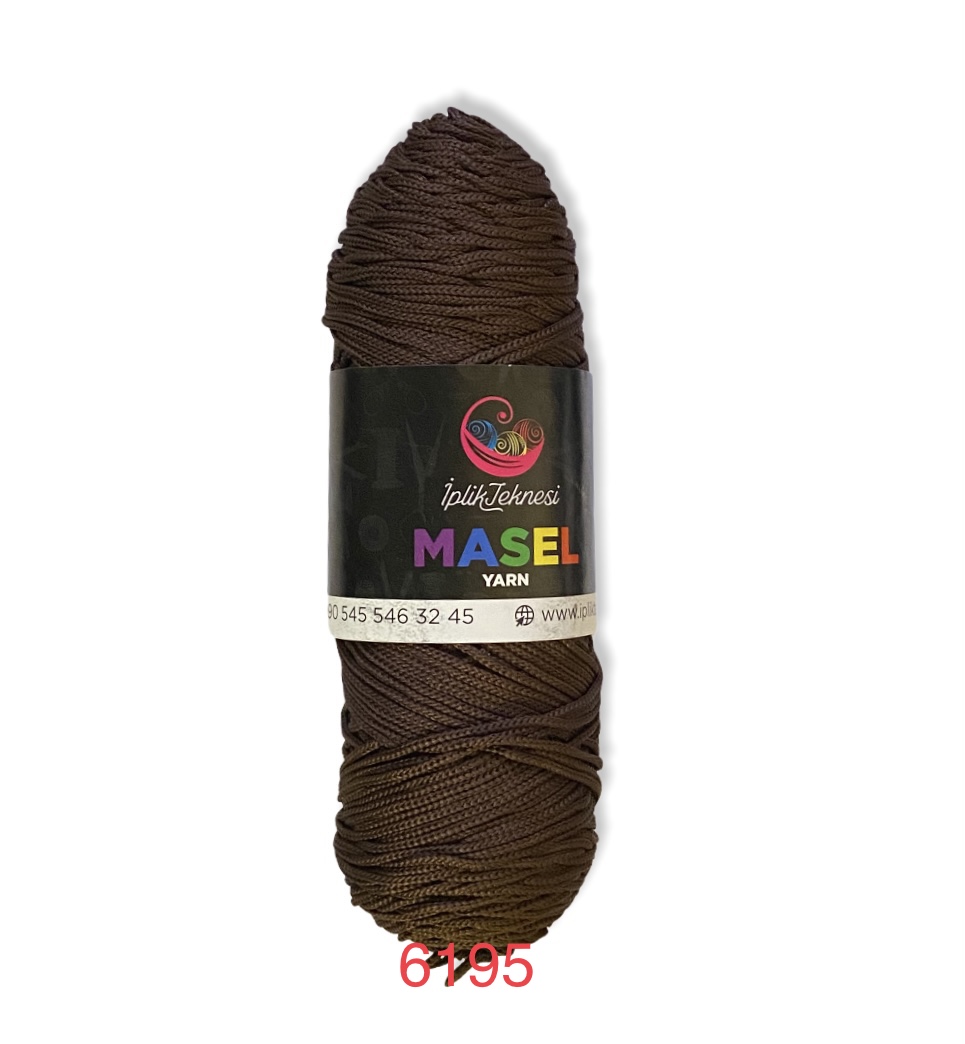 Makrame Masel PES 250g, 2,5mm;4x250g;6195