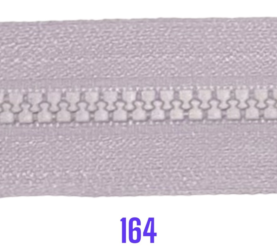 Zips kostený K-5,otvárateľný.75cm 164