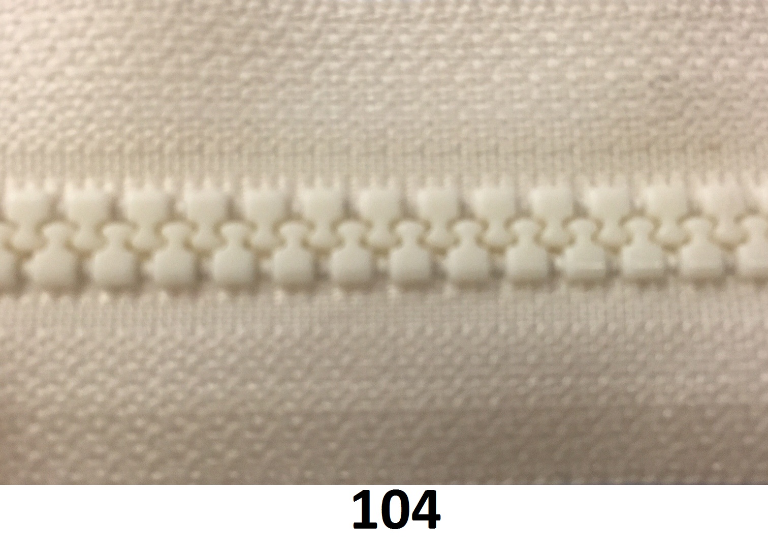 Zips kostený K-5,otvárateľný.75cm 104