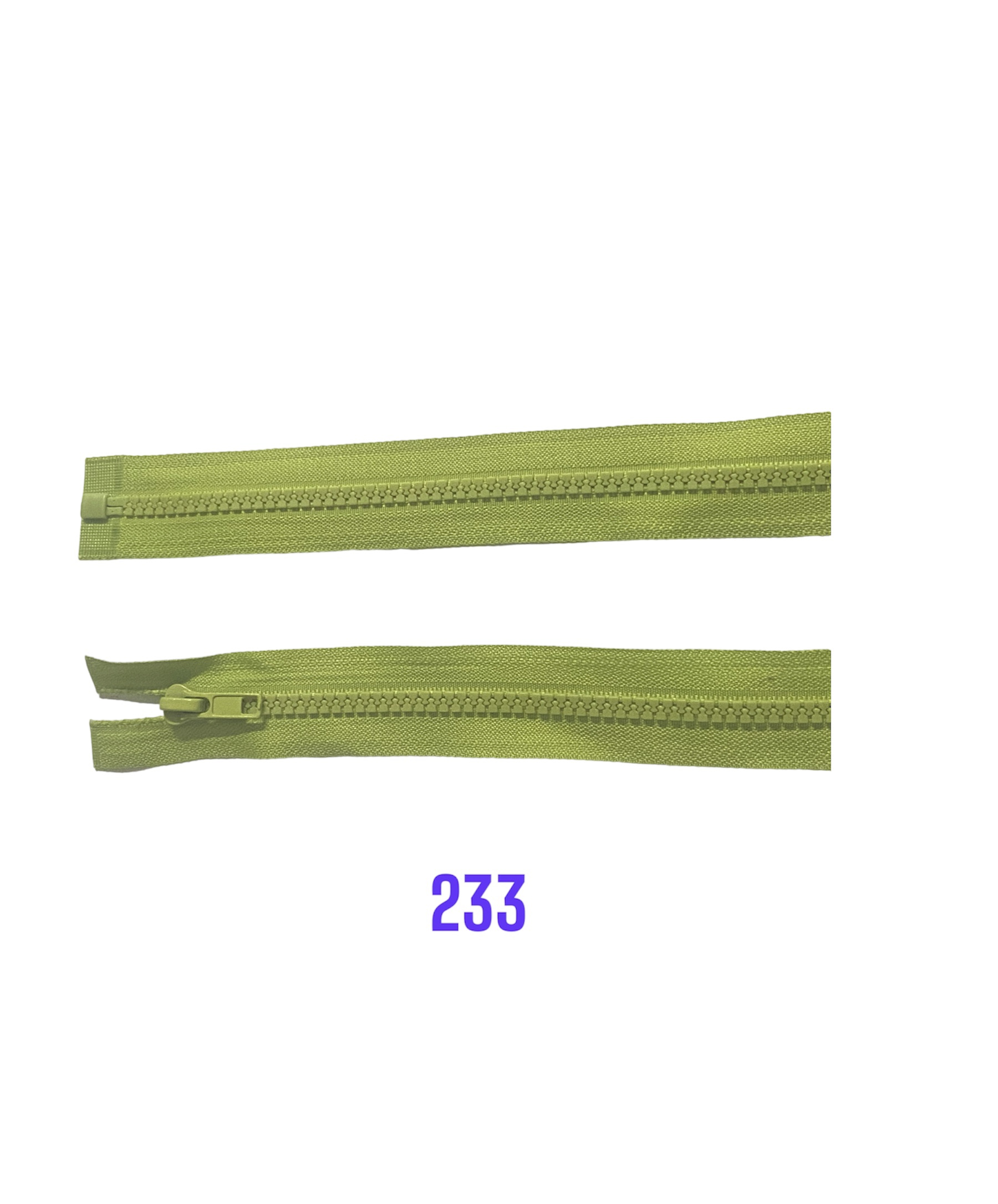 Zips kostený K-5,otvárateľný.60cm 233