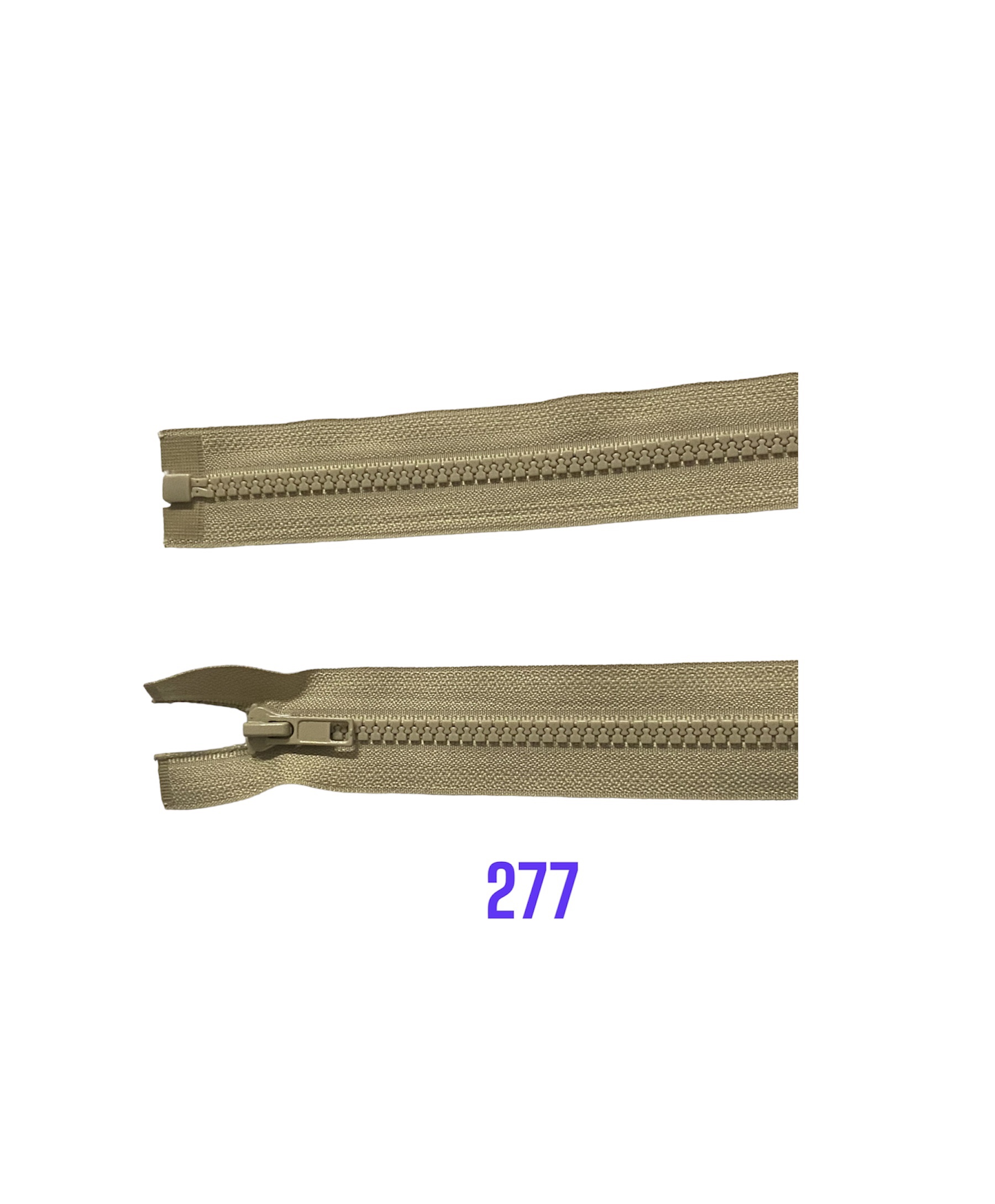 Zips kostený K-5,otvárateľný.60cm 277