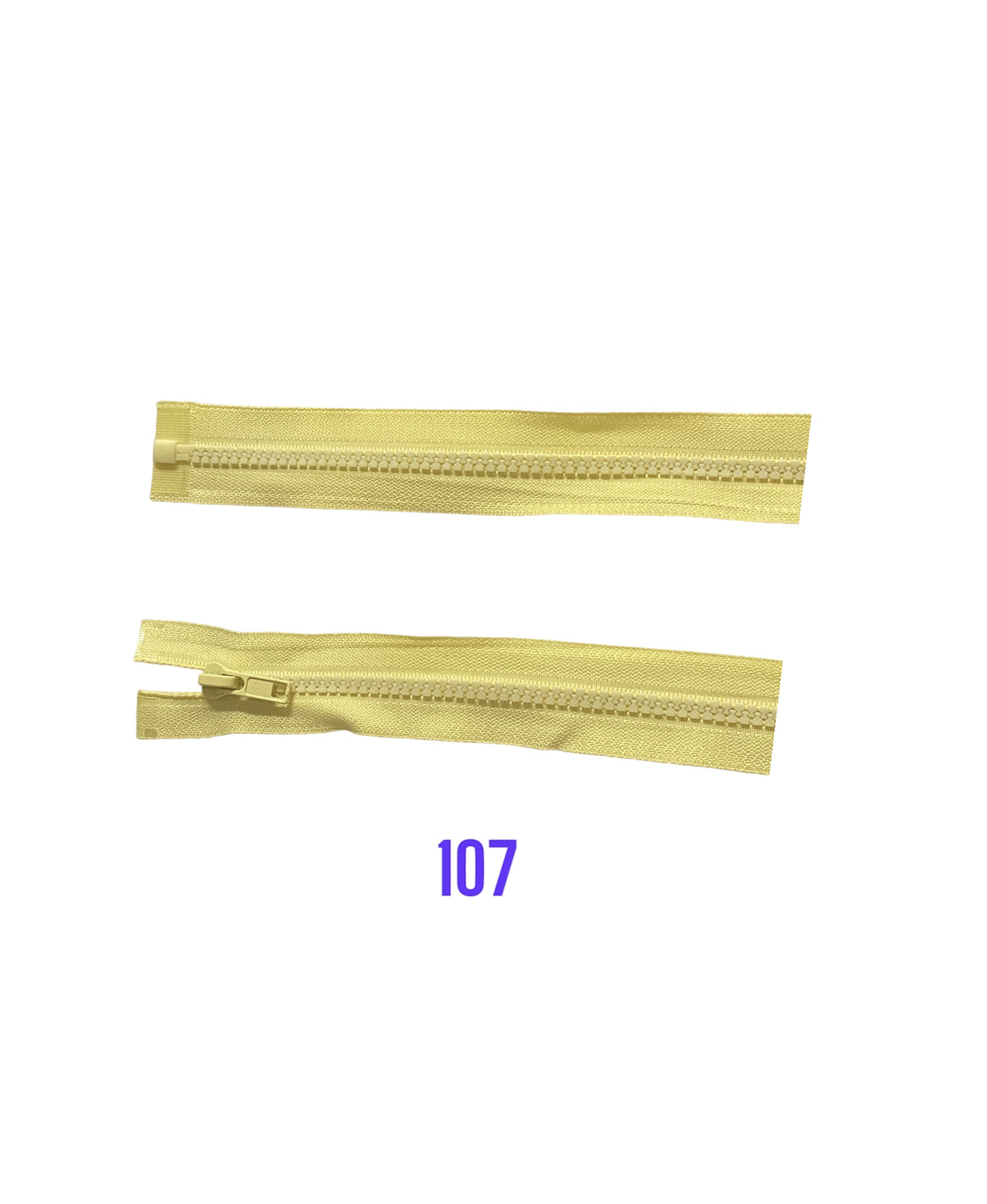 Zips kostený K-5,otvárateľný 45cm 107