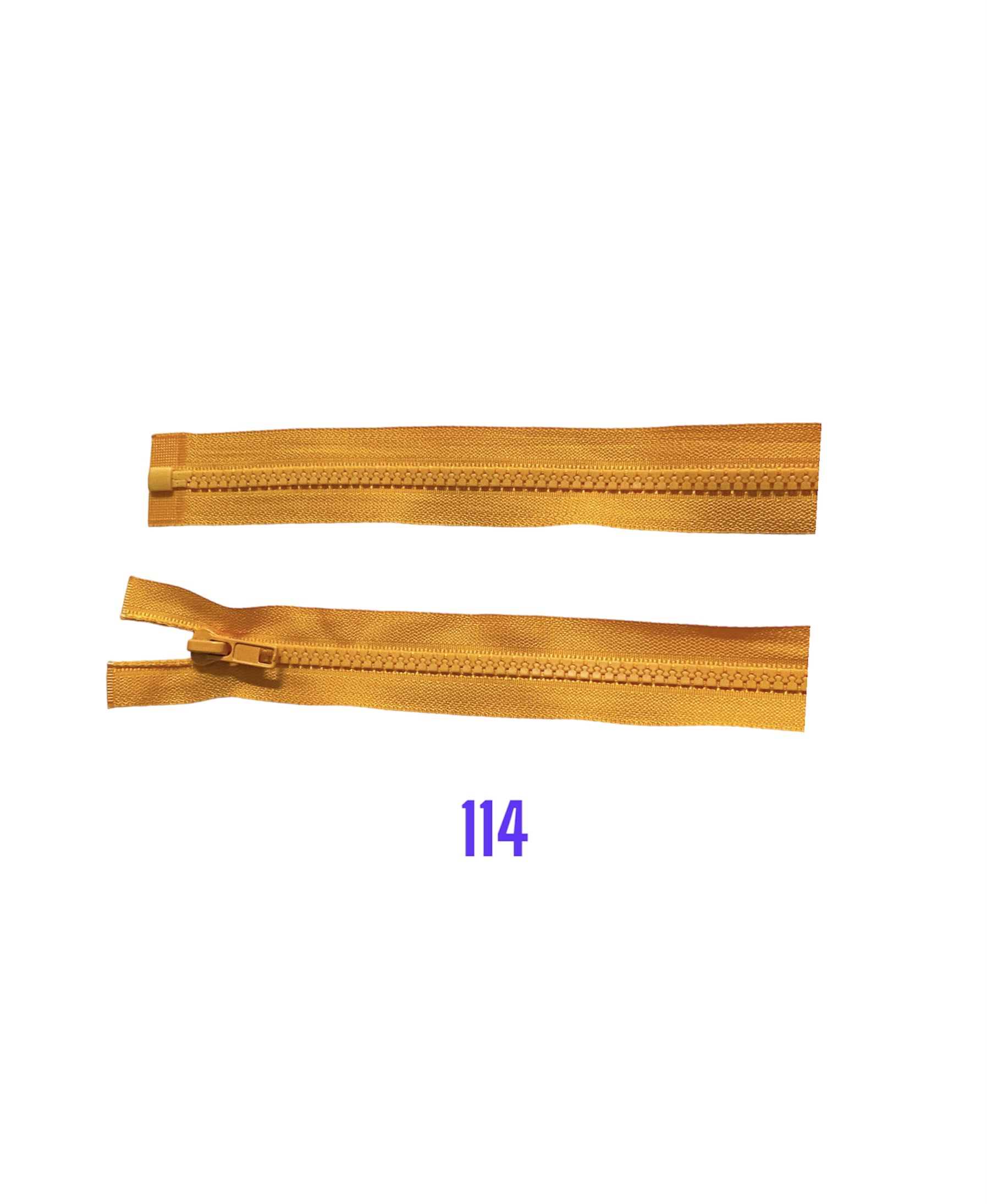 Zips kostený K-5,otvárateľný 45cm 114