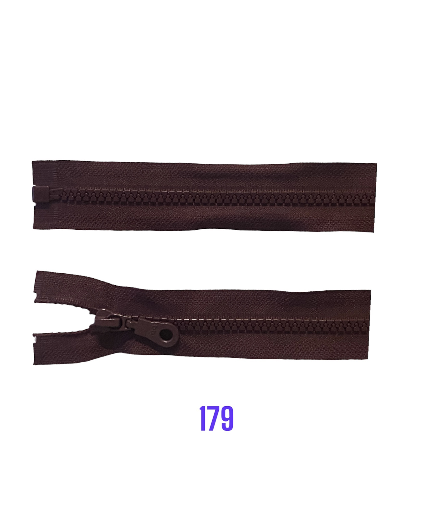 Zips kostený K-5,otvárateľný 45cm 179