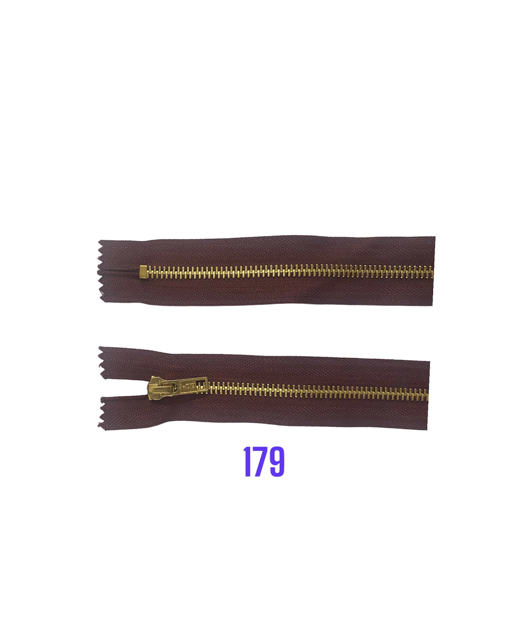 Zips kov. M-5,nedelitelný 18cm 179