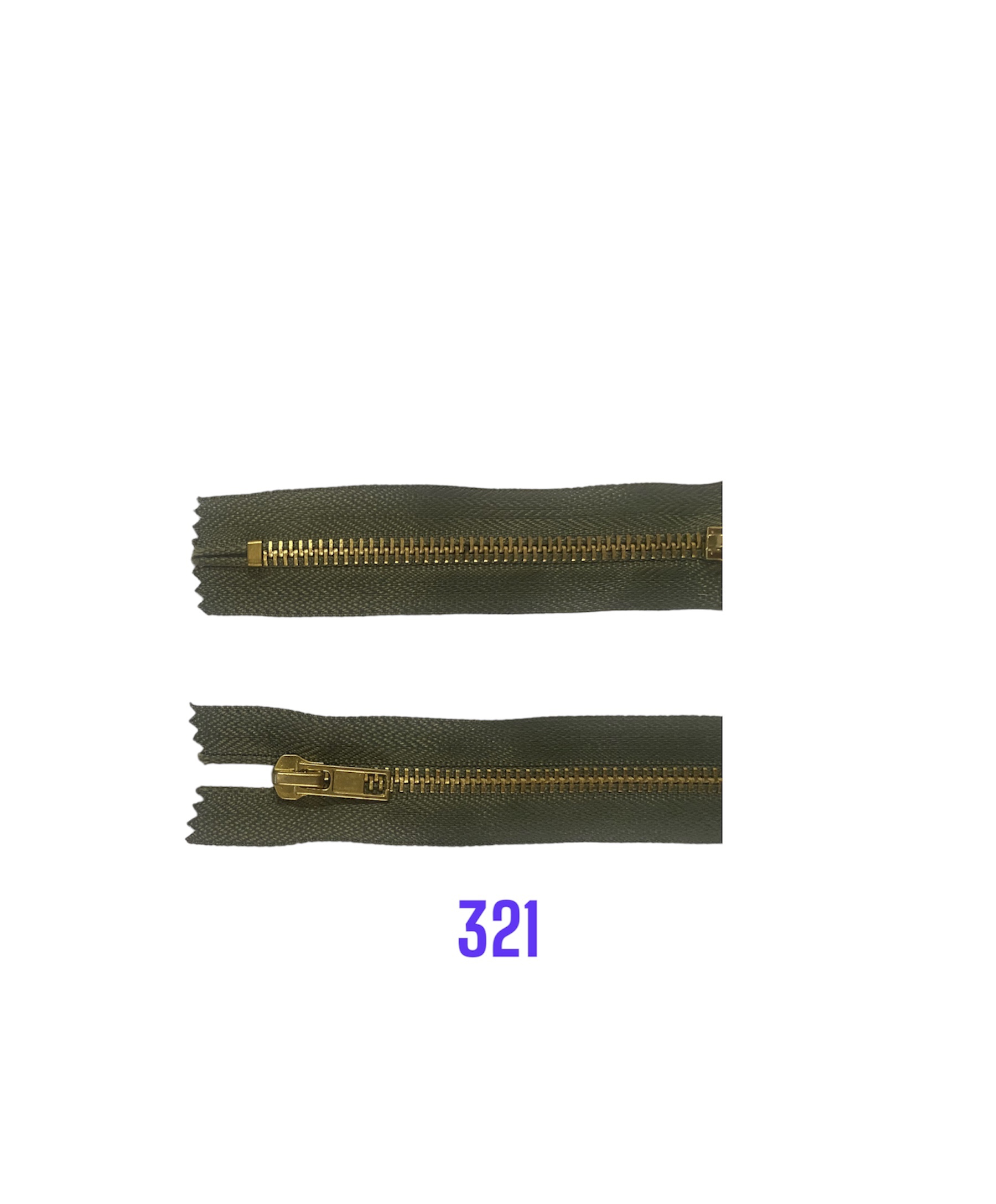 Zips kov. M-5,nedelitelný 18cm 331