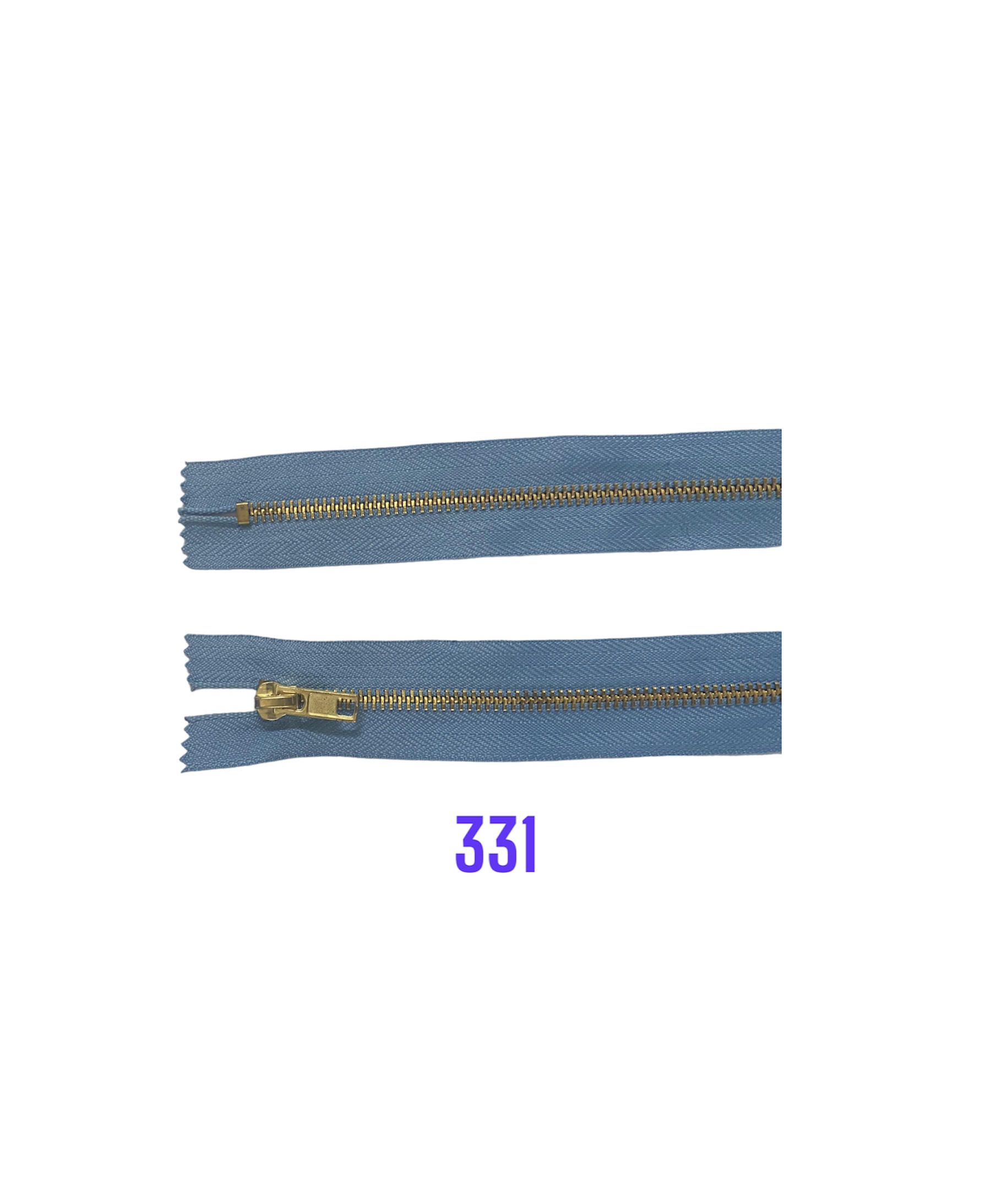 Zips kov. M-5,nedelitelný 14cm 331, 3ks