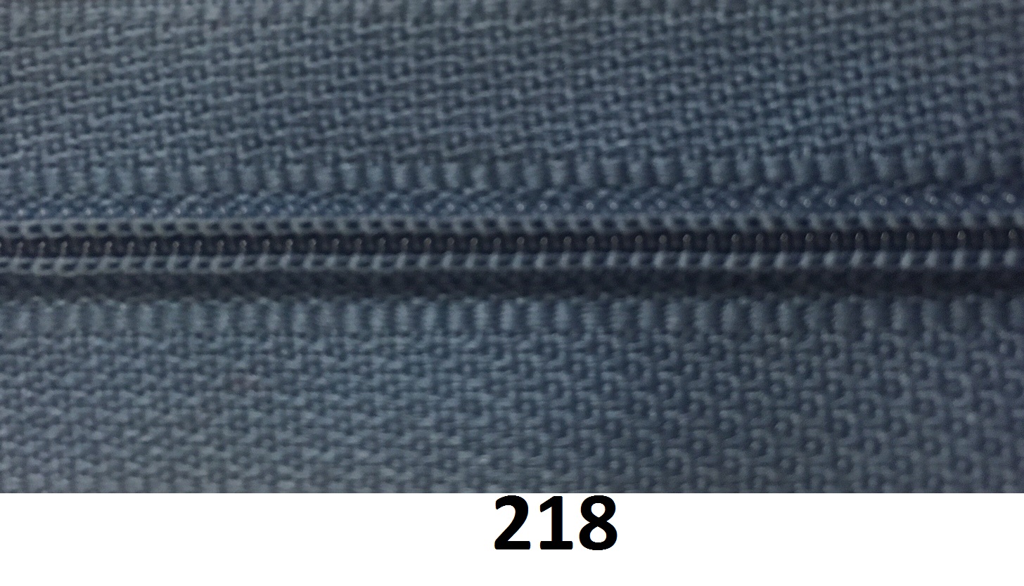 Zips špirálový S-3.3mm, A/L 18cm; 218