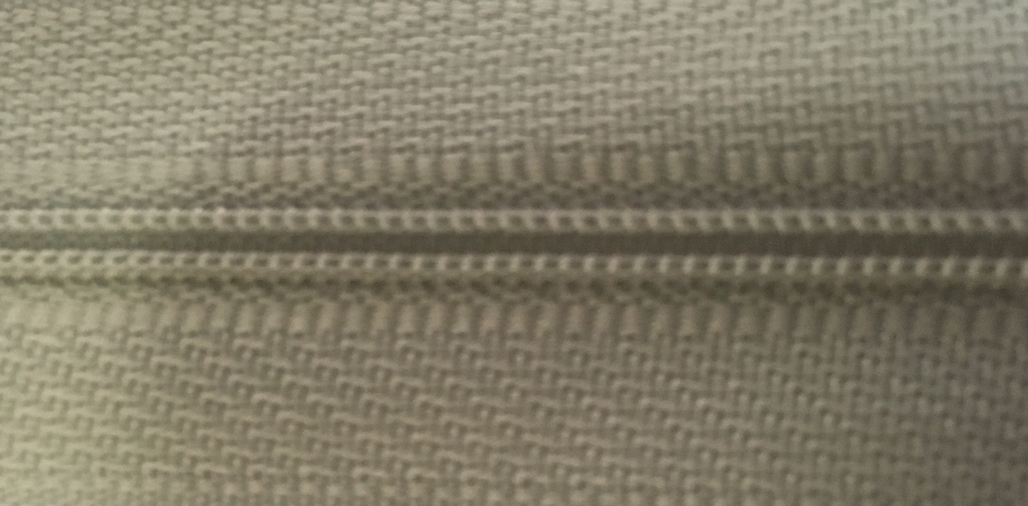 Zips špirálový S-3.3mm, 40cm; 101 biela