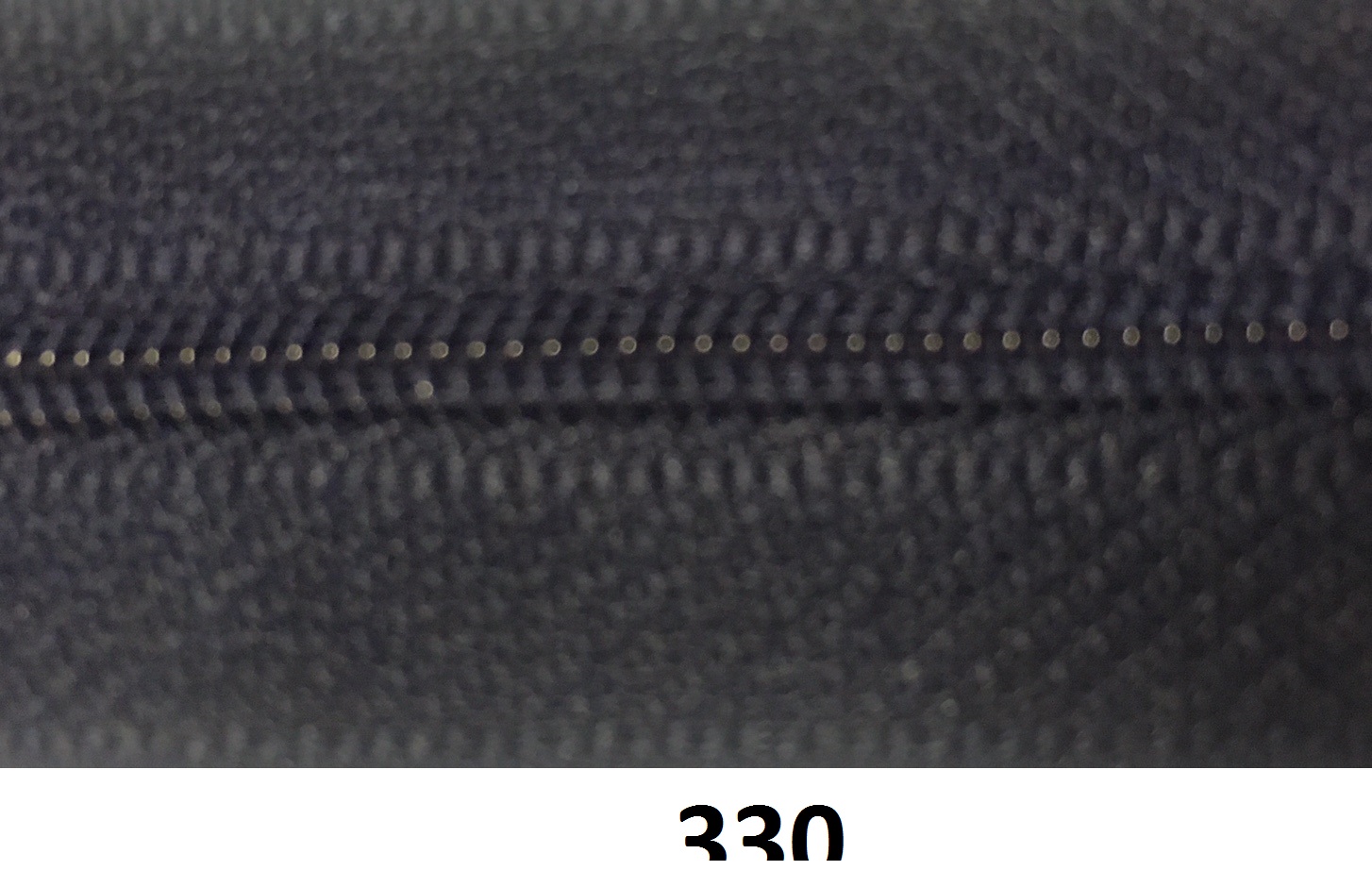 Zips špirálový S-3.3mm, 80cm; 332 čierna