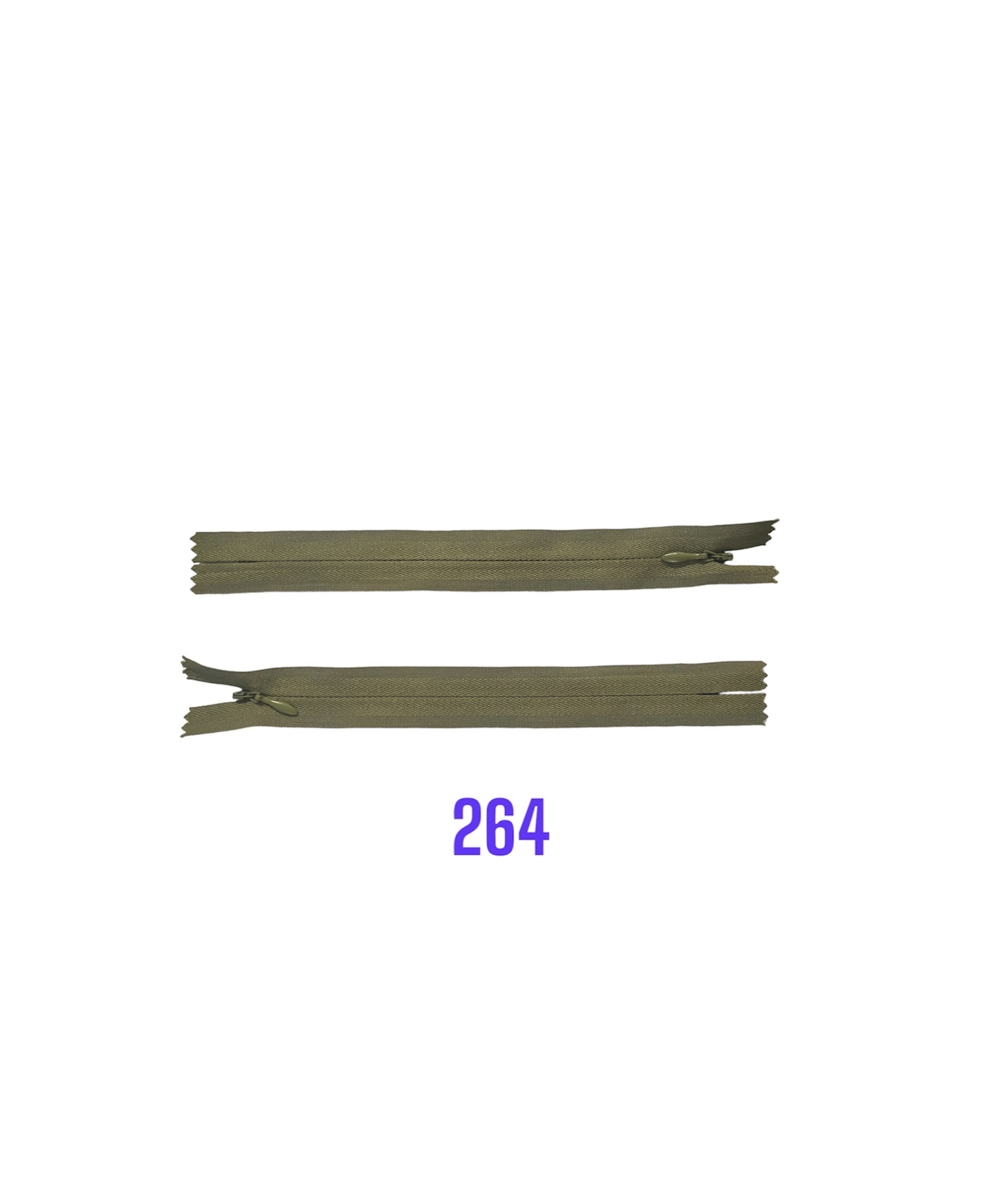 Zips krytý nedeliteľný 20cm; 264