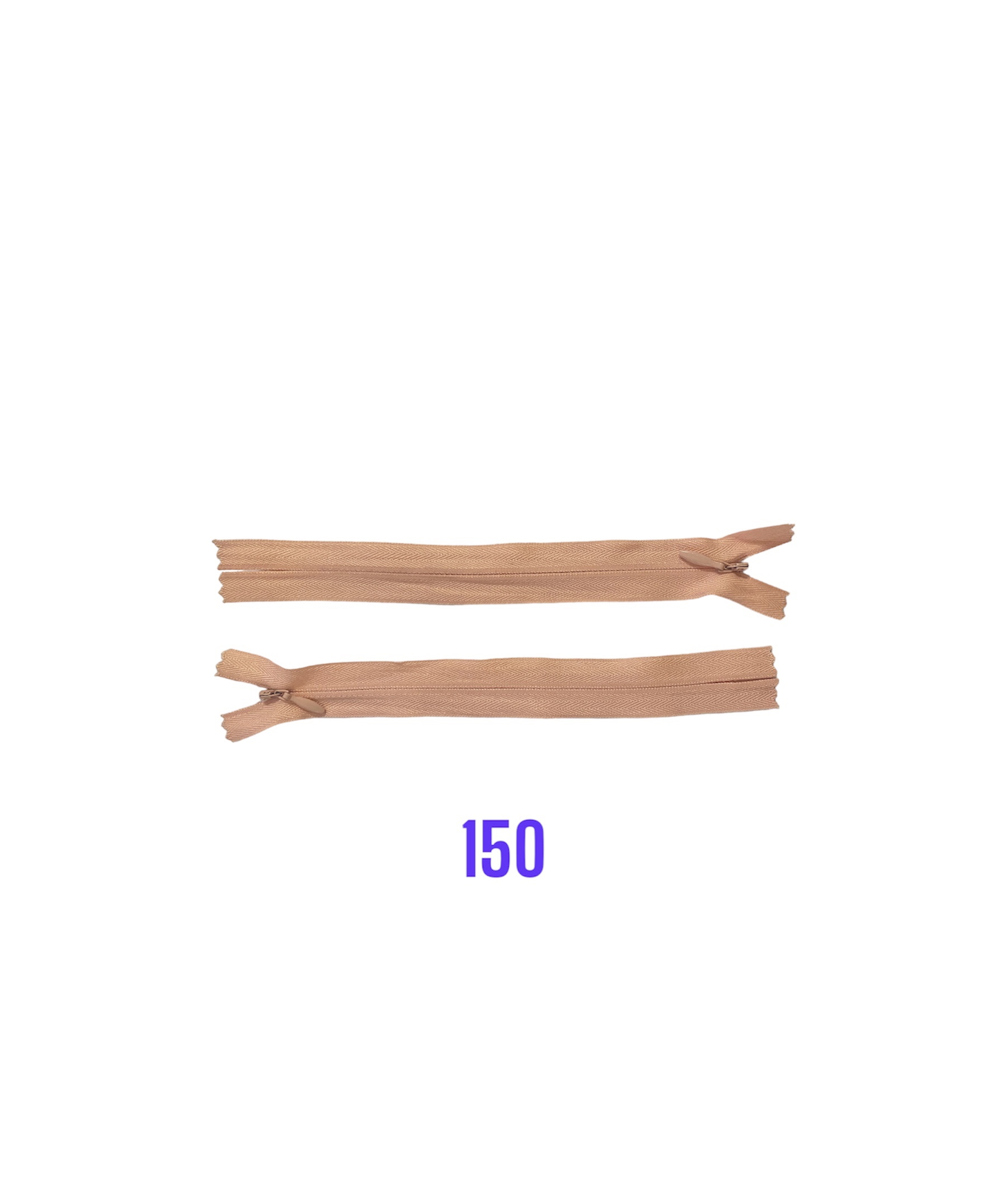 Zips krytý nedeliteľný 22cm; 150