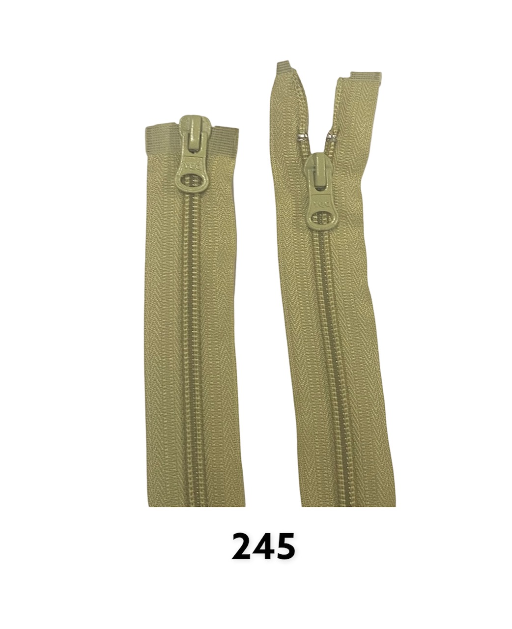 Zips špirálový No.6X; 6,4mm deliteľný 2 jazdce 35cm; 245