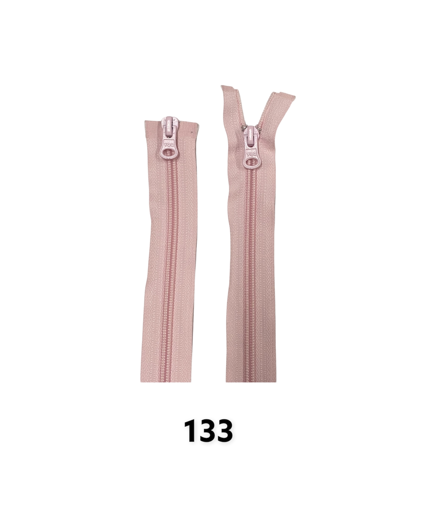 Zips špirálový No.6X; 6,4mm deliteľný 2 jazdce 40cm; 133