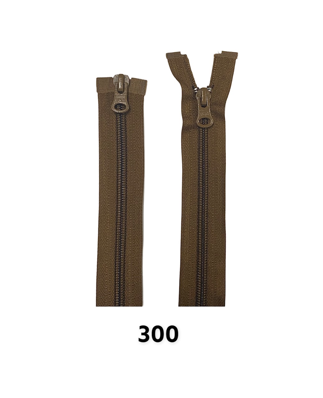 Zips špirálový No.6X; 6,4mm deliteľný 2 jazdce 45cm; 300