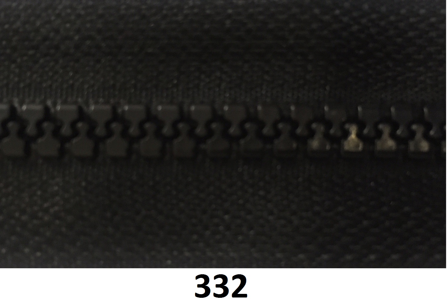 Zips kostený K-5,neotvárateľný 16cm; čierny