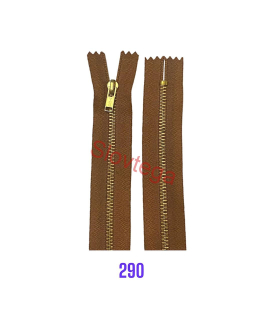 zips kovový neotvárateľný 4mm;No.4  18cm 290
