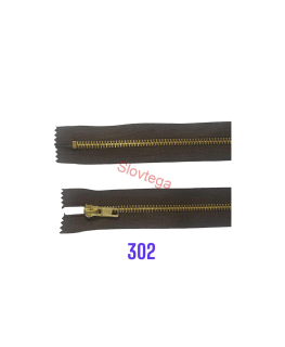Zips kov. M-5,nedelitelný 16cm 302