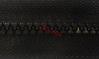 Zips kostený K-5,otvárateľný 30cm, 332-čierna