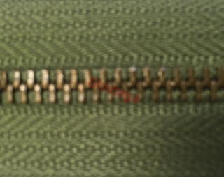 Zips kovový staromosadz.otvárateľný 6mm, 60cm, 263