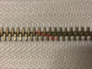 Zips kovový staromosadz.otvárateľný 6mm, 60cm, 307
