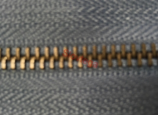Zips kovový staromosadz.otvárateľný 6mm, 75cm,316