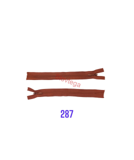 Zips skrytý nedeliteľný. 3mm, 287, 60cm