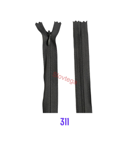 Zips skrytý nedeliteľný. 3mm,311, 60cm