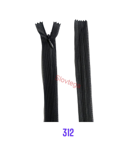 Zips skrytý nedeliteľný. 3mm, 50cm,312