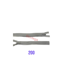Zips skrytý nedeliteľný. 3mm, 50cm,200