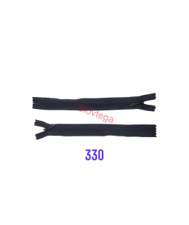 Zips skrytý nedeliteľný. 3mm, 330, 60cm