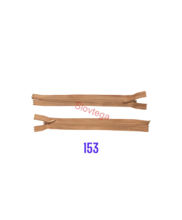Zips skrytý nedeliteľný. 3mm, 153, 60cm