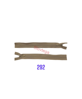 Zips krytý nedeliteľný 45cm, 292