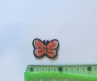 nažehlovačka motýľ 102,08b; 1 kus