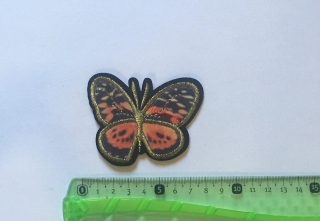 nažehlovačka motýľ 102,08c; 1 kus