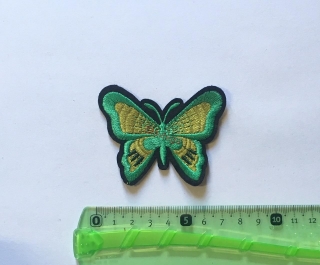 nažehlovačka motýľ 102,09a; 1 kus