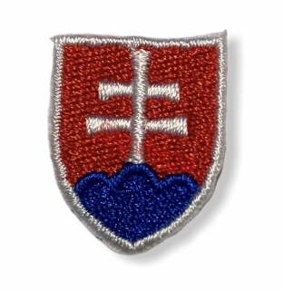 Nažehlovačka-Slovenský znak 2cm x 2,5cm, 20kusov
