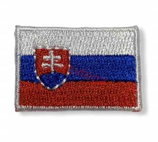 Nažehlovačka-Slovenská vlajka 3 x 2,5cm, 20kusov