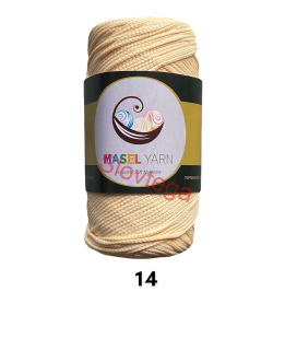 Makrame Masel PES 250g, 2,5mm;4x250g;14